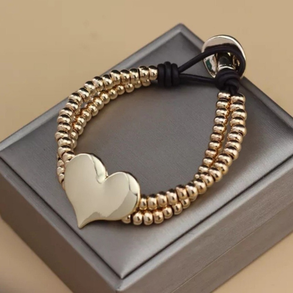 ONE HEART - Bohemian Bracelet - Gold Plated